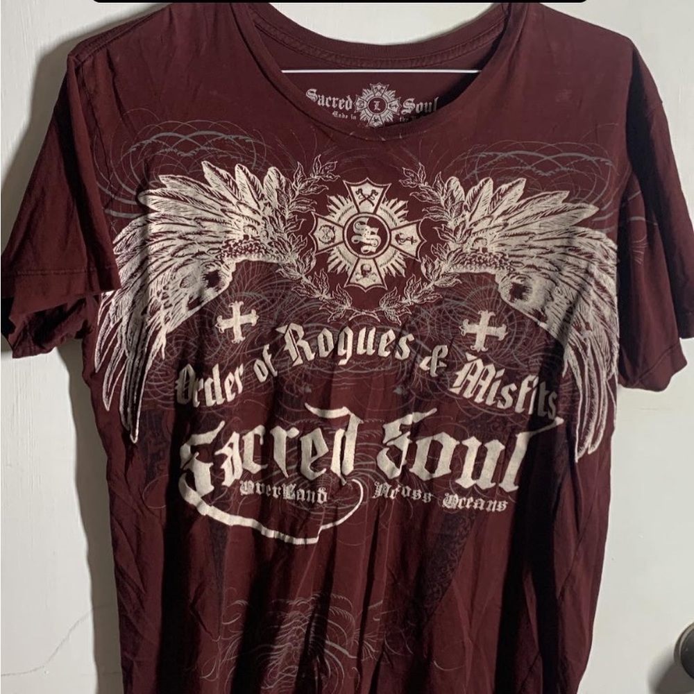 Sacred soul affliction style tshirt